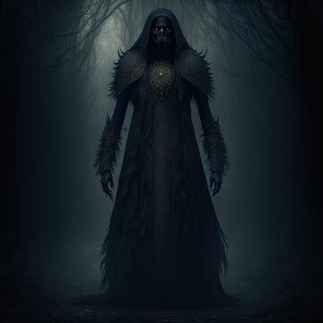 Fototapeta Demon of Darkness - Creature - Magical - Powerful - Fantasy - Stylized - Game Character - Demon Hero – Warrior