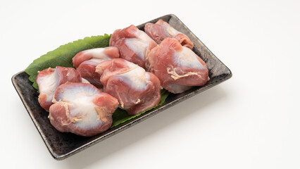 鶏肉・生の砂肝(砂ずり)
