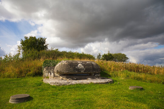 Bunker from World War 2 at Bangsbo Fort in Frederikshavn, Denmark