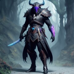 Fototapeta premium Creature - Animal - Fantasy - Stylized - Game Character - Animal Hero - Warrior