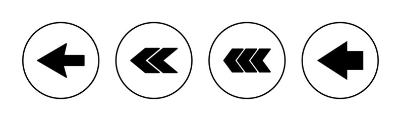 Arrow icon vector for web and mobile app. Arrow sign and symbol for web design.