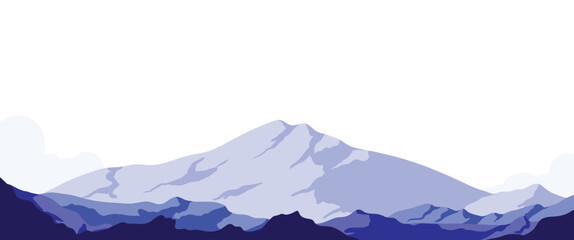 Fototapeta premium mountain vector illustration