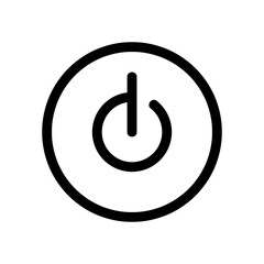power icon or logo isolated sign symbol vector illustration - high quality black style vector icons
