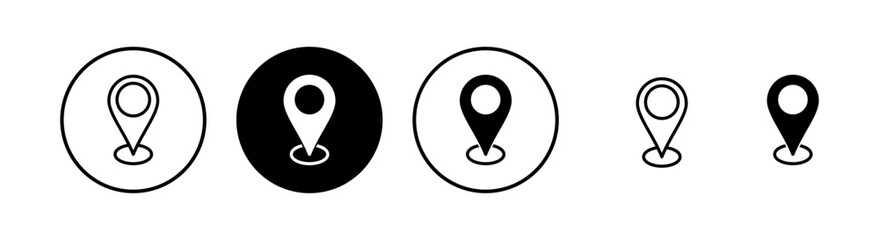 Address icon vector illustration. home location sign and symbol. pinpoint