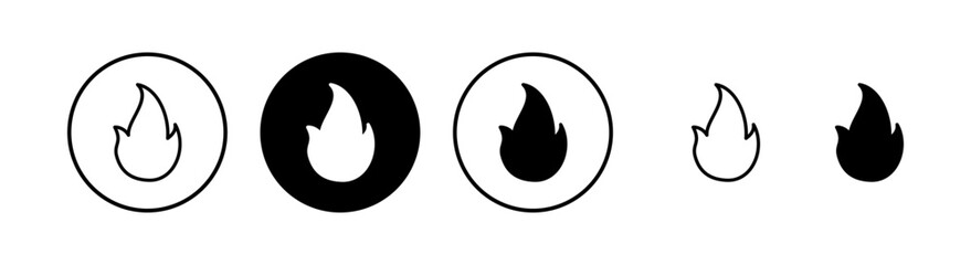 Fire icon vector illustration. fire sign and symbol