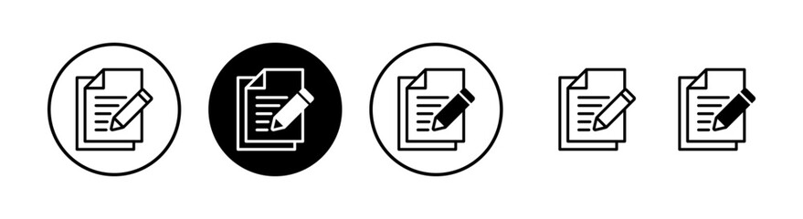 Note icon vector illustration. notepad sign and symbol