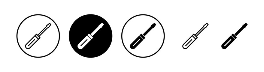 Screwdriver icon vector illustration. tools sign and symbol