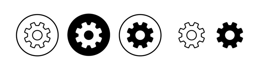 setting Icon vector illustration. Cog settings sign and symbol. Gear Sign
