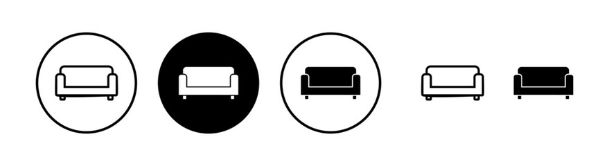 Sofa icon vector illustration. sofa sign and symbol. furniture icon