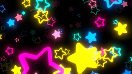 星 VJ ポップ パステルカラー カラフル ネオン [別Verあり]