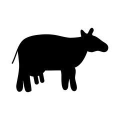 cow icon vector trendy style illustration on white background..eps