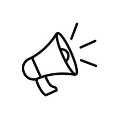 Megaphone icon vector design template