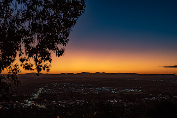 Lights of Tamworth from Oxley Scenic Lookout