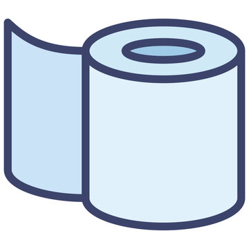 recommend clip art: toilet paper illustration. tissue roll outline icon