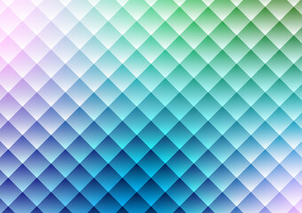 Blue light square gradient vivid modern pattern abstract background