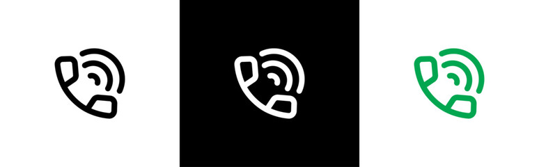 Phone icon. Contact us symbols. Support, customer service, help, communication signs, vector illustration