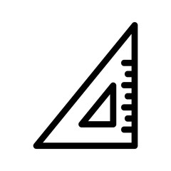 ruler icon or logo isolated sign symbol vector illustration - high quality black style vector icons
