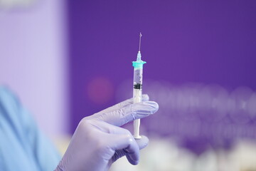 doctor with syringe