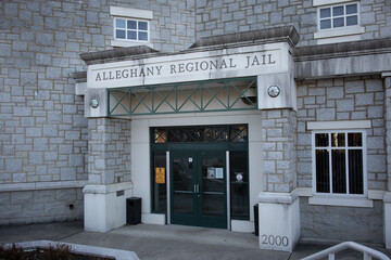Fototapeta na wymiar Alleghany Regional Jail in Covington, VA