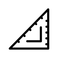 ruler icon or logo isolated sign symbol vector illustration - high quality black style vector icons
