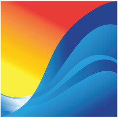 Water wave Logo vector and symbol Template