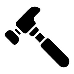 hammer glyph icon