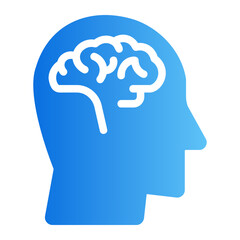 brain gradient icon
