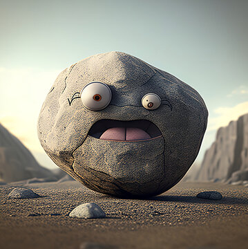 Derpy pet rock