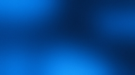 Blue grainy gradient background, noise texture effect, dark abstract web banner design, copy space