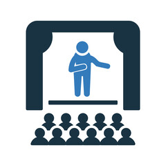 Cessation, conclusion, end icon. Editable vector logo.