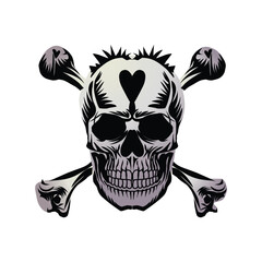 Pirate Skull with Cross Bones