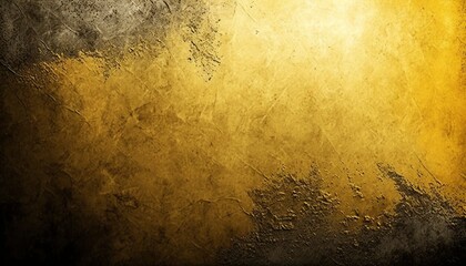Abstract Gold Stucco Background. Generative AI