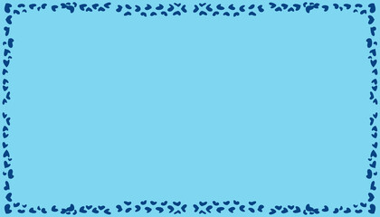 Abstract blue frame border texture illustration background