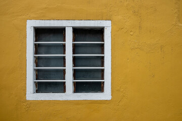 Yellow wall with window