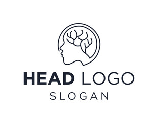 Logo about Head on a white background. created using the CorelDraw application.