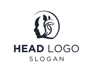 Logo about Head on a white background. created using the CorelDraw application.
