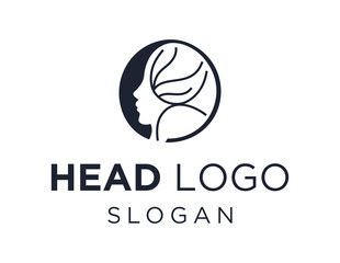 Logo about Head on a white background. created using the CorelDraw application.