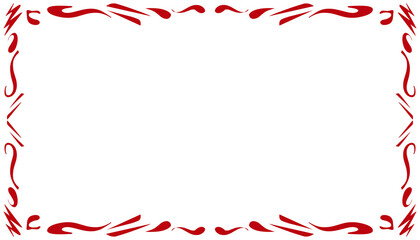 Red abstract illustration background frame border texture