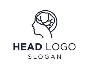 Logo about Head on a white background. created using the CorelDraw application.
