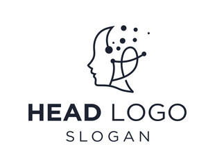 Logo about Head on a white background. created using the CorelDraw application.