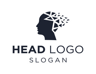 Logo about Head on a white background. created using the CorelDraw application.