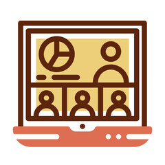 Online Presentation Icon