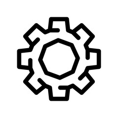 setting icon or logo isolated sign symbol vector illustration - high quality black style vector icons
