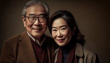 Empowering Confidence and Relationship in the Workplace: Celebrating National Couple's Day with Diversity Inclusivity in the Industry with Asian Historian Couple (generative AI