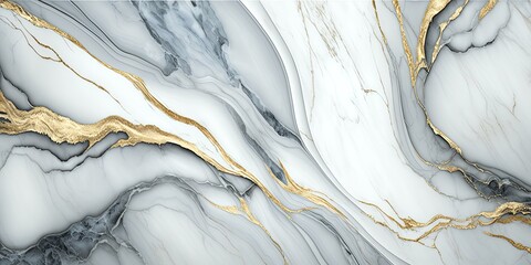 Detailed marble stone background. Graphite grain gold and silver. Fine texture geological wallpaper. - obrazy, fototapety, plakaty