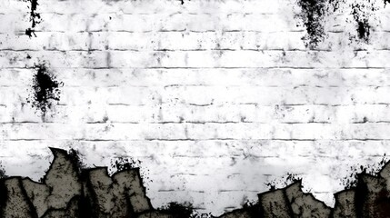 Horror texture white background with space for design Generative AI