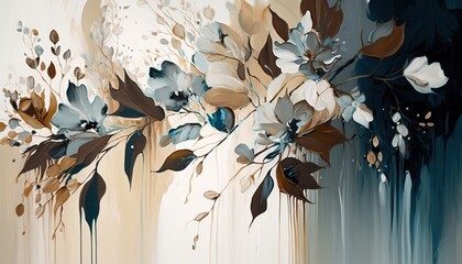 Beautiful Floral background. AI-generated