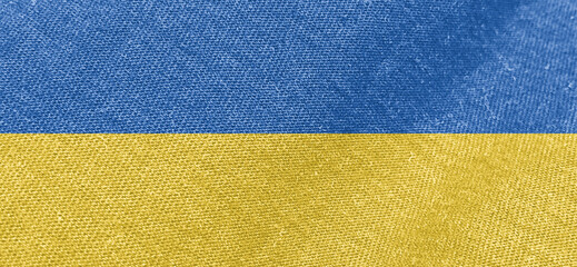 Ukraine flag fabric cotton material wide flag wallpaper