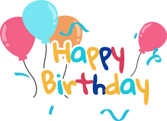 Happy Birthday Illustration