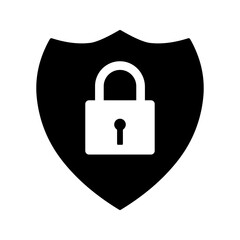 Conservancy, defense, protection icon. Black vector graphics.